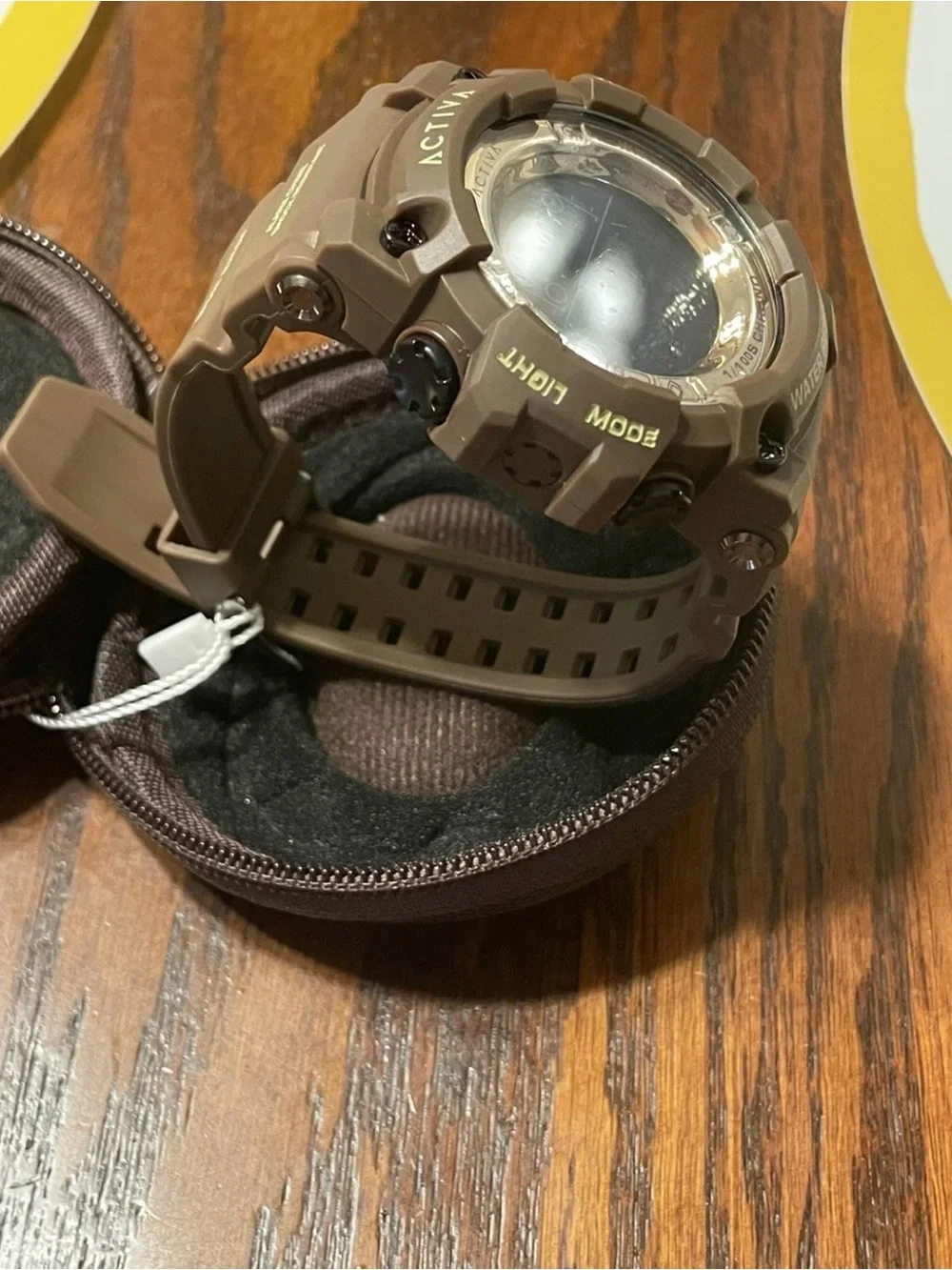 Invicta Brown Digital Activa Sport Watch with Black Dial